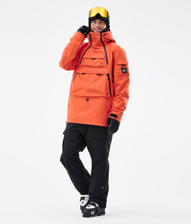 Akin Skijacke Herren Orange, Bild 2 von 8