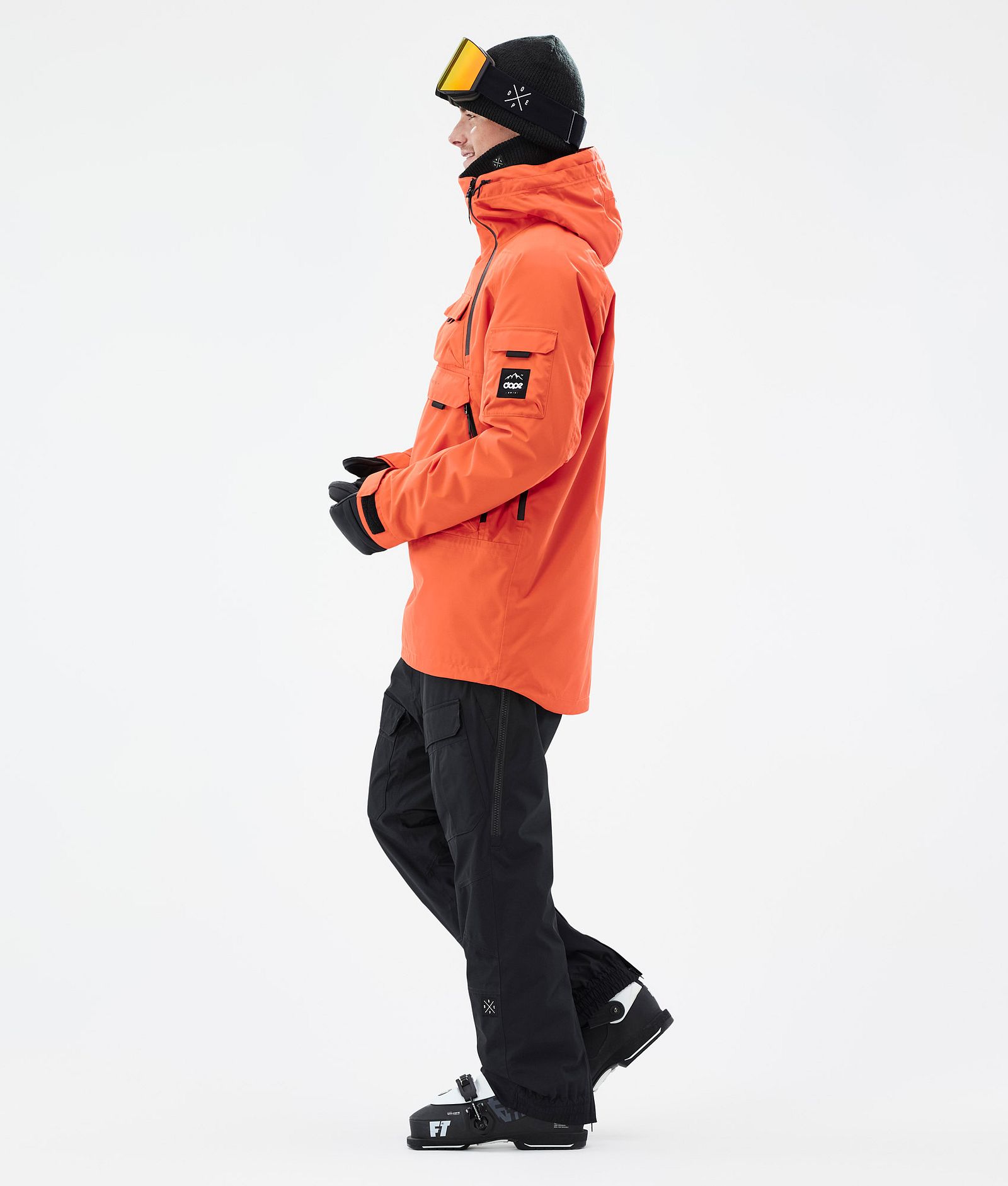 Akin Skijacke Herren Orange, Bild 3 von 8