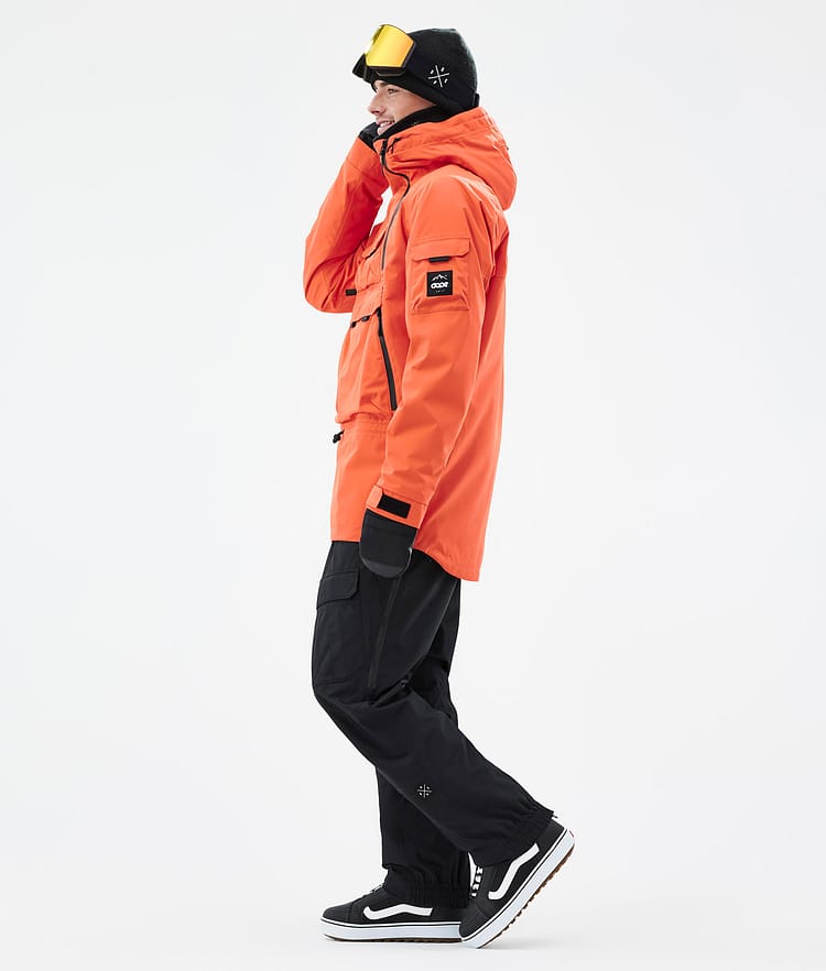 Akin Snowboard Jacket Men Orange, Image 4 of 8