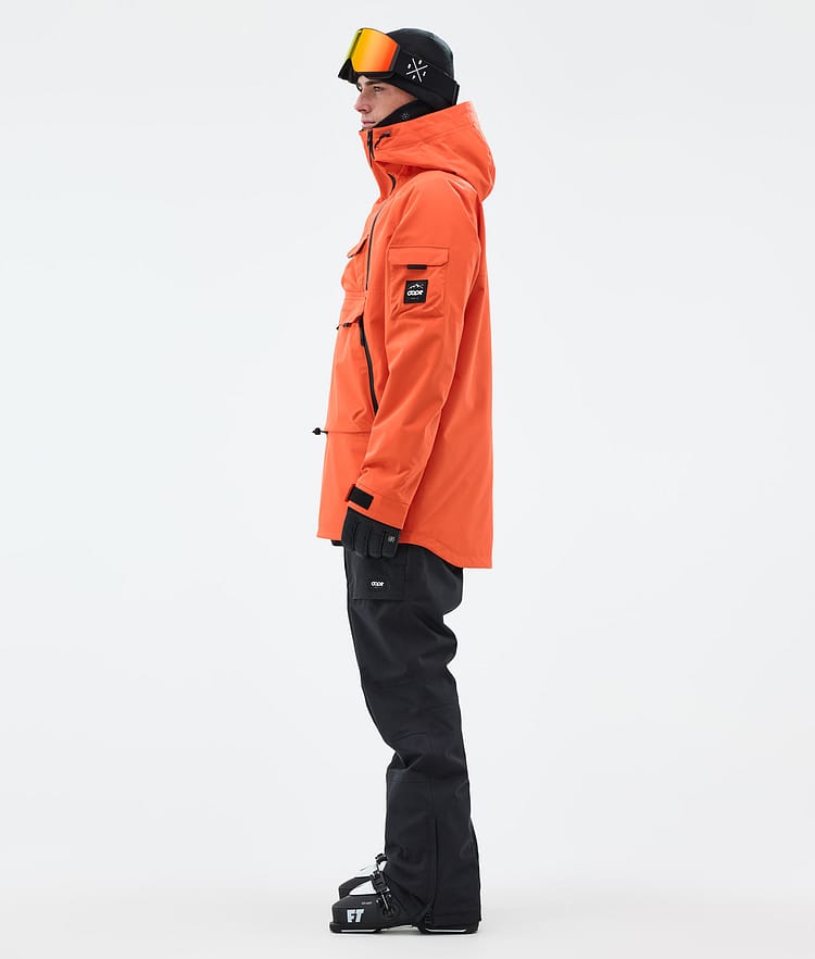 Akin Ski Jacket Men Orange, Image 4 of 10