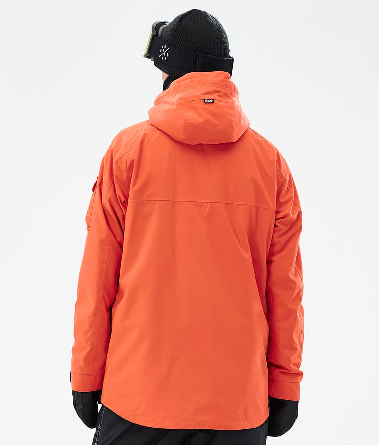 Akin Ski Jacket Men Orange, Image 7 of 8