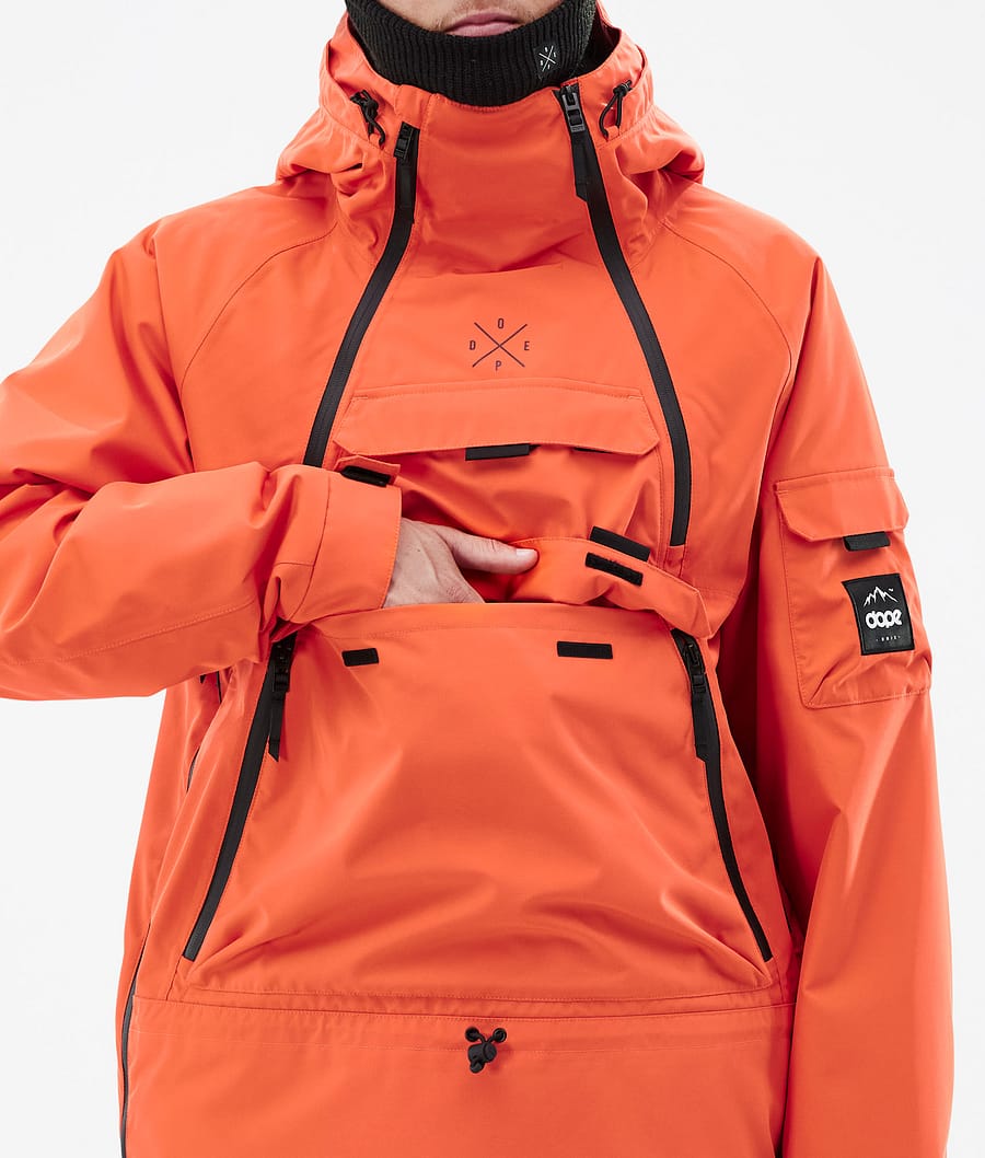 Dope Akin Men's Ski Jacket Orange