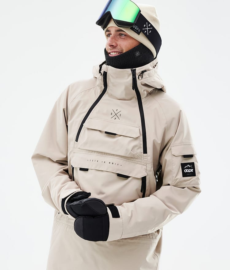 Akin Ski Jacket Men Sand, Image 2 of 9