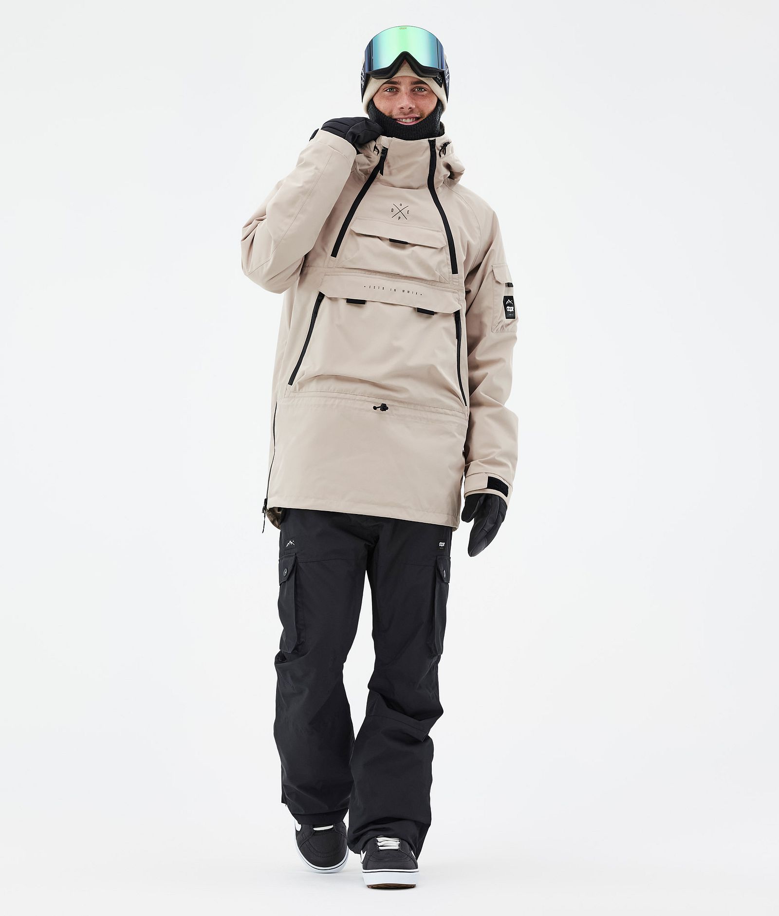Akin Snowboard Jacket Men Sand, Image 3 of 9