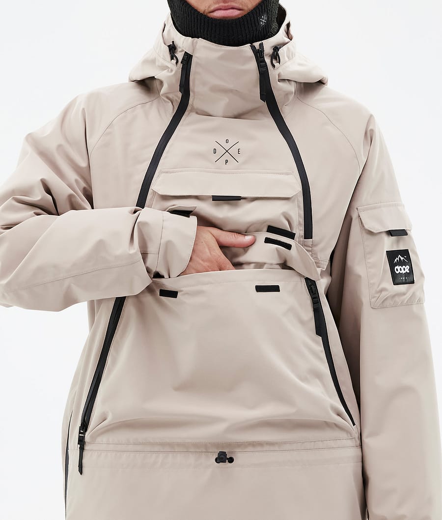 Akin Snowboard Jacket Men Sand