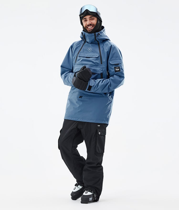 Akin Ski Jacket Men Blue Steel, Image 3 of 9