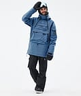 Akin Snowboard Jacket Men Blue Steel, Image 3 of 9