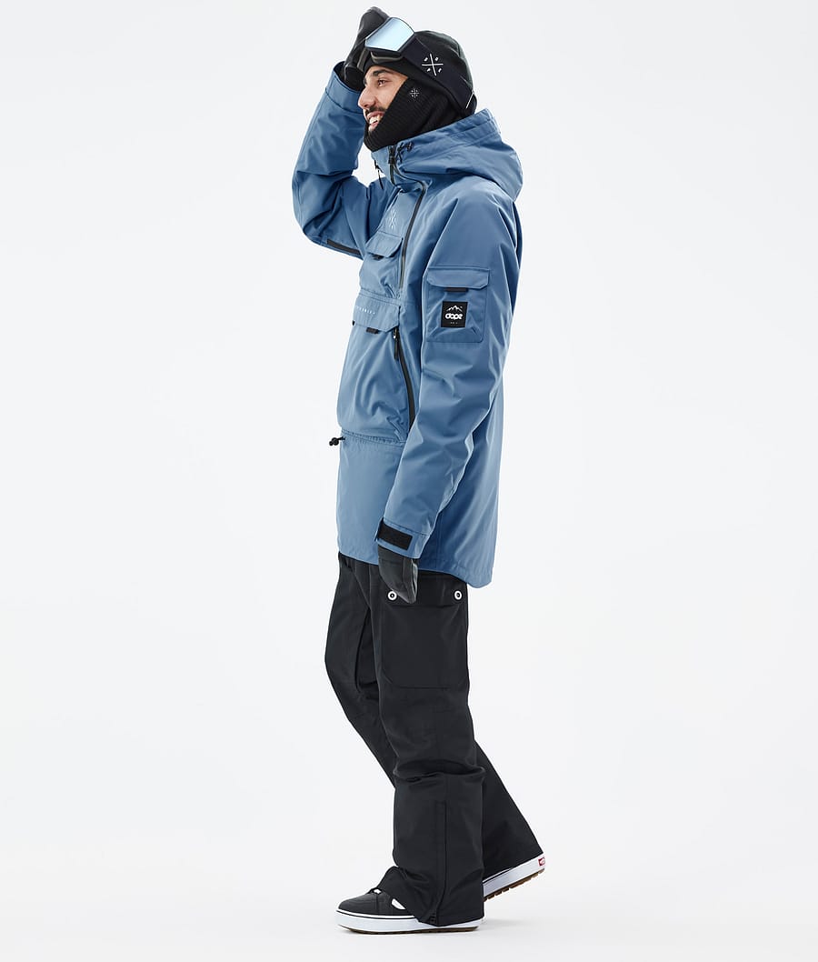 Akin Snowboard Jacket Men Blue Steel