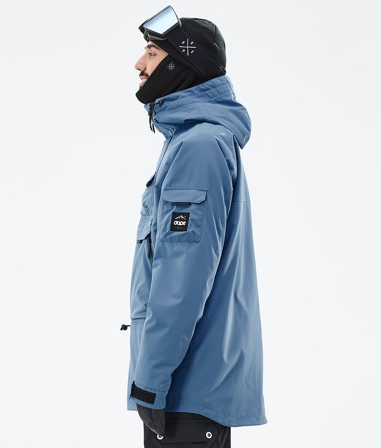 Akin Ski Jacket Men Blue Steel