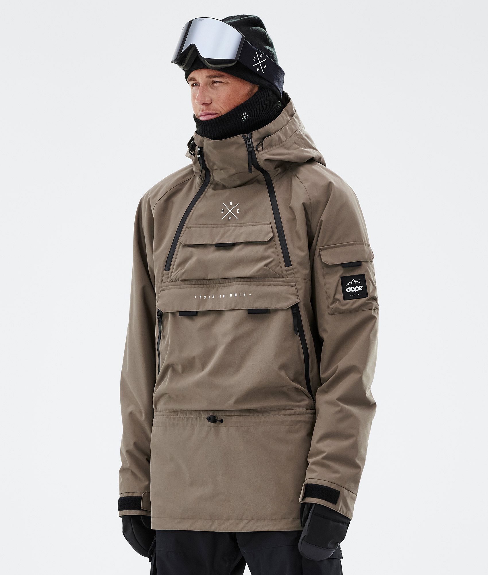 Dope Akin Men s Ski Jacket Walnut