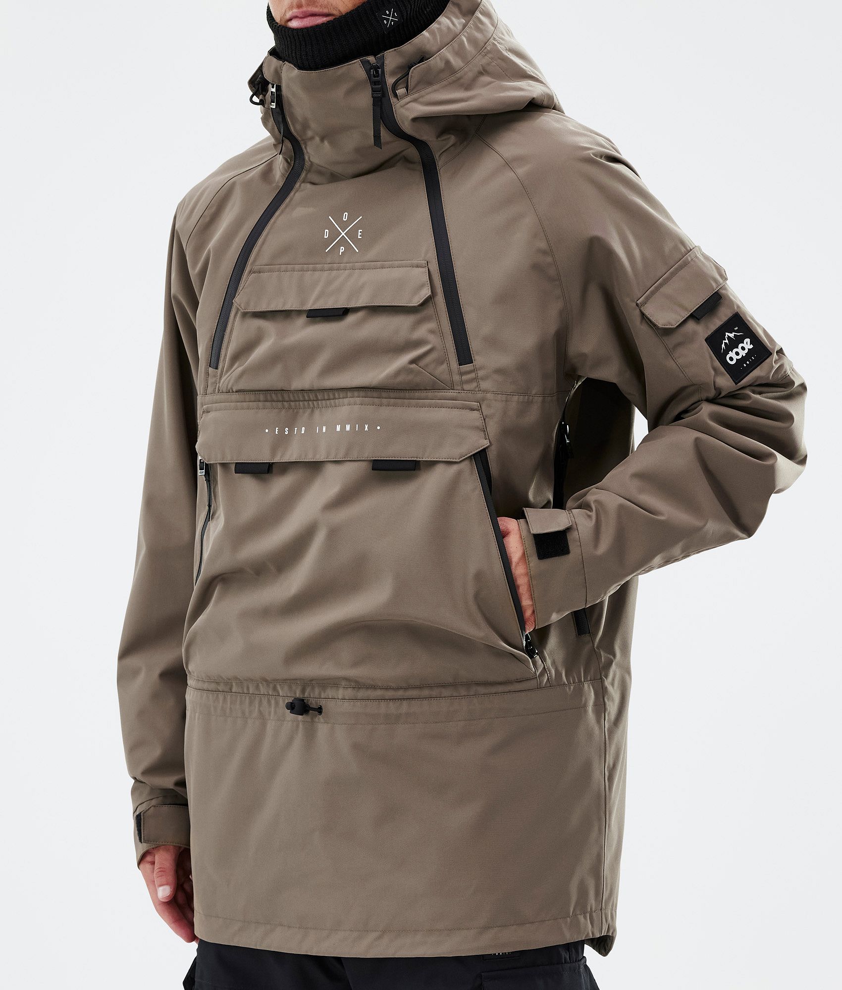 Dope Akin Men s Snowboard Jacket Walnut