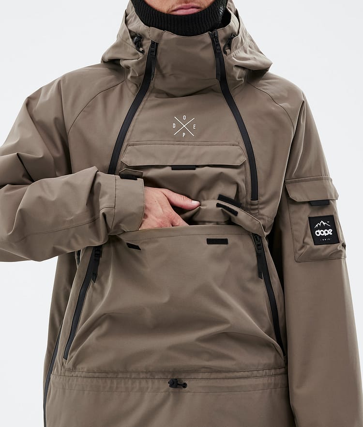 Akin Snowboardjacke Herren Walnut, Bild 9 von 9
