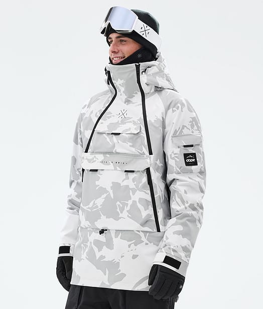Akin Ski Jacket Men Grey Camo