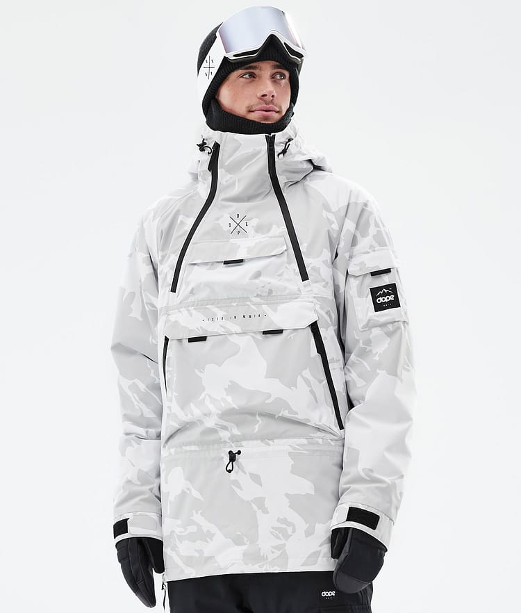 Akin Ski Jacket Men Grey Camo, Image 1 of 8