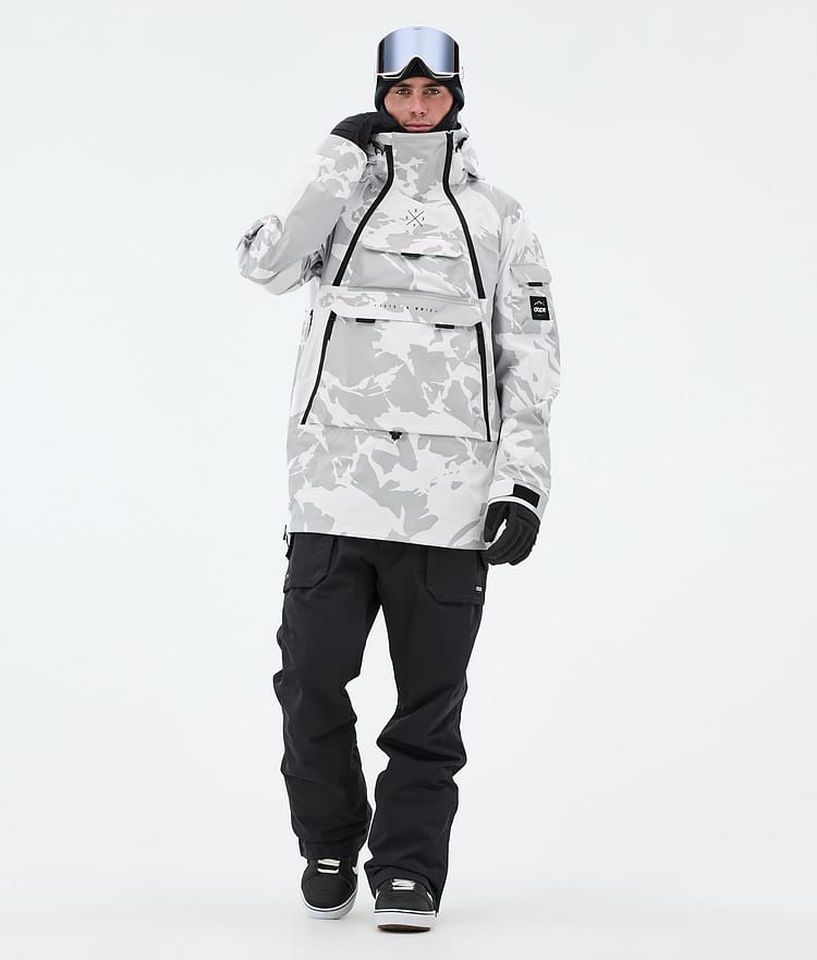 Akin Snowboard Jacket Men Grey Camo, Image 3 of 10