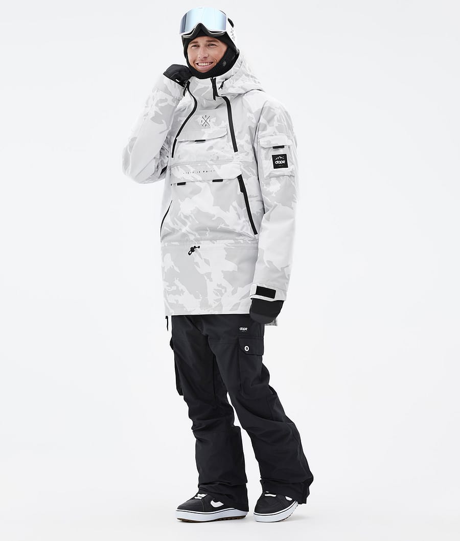 Akin Snowboard Jacket Men Grey Camo