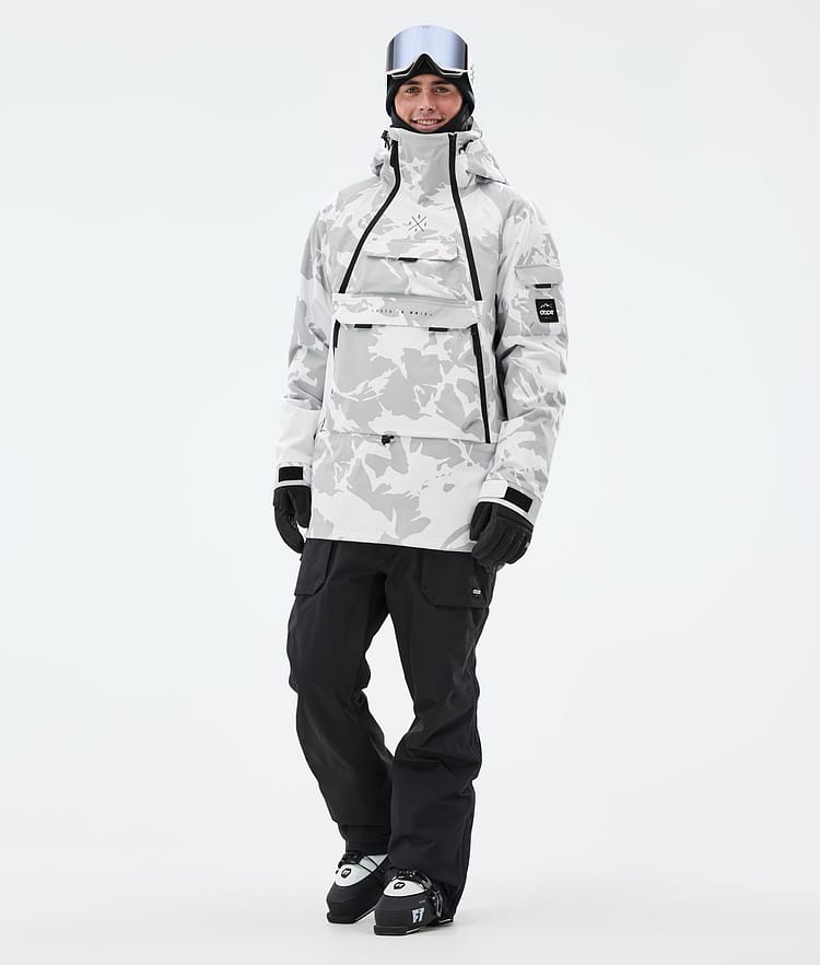 Akin Ski Jacket Men Grey Camo, Image 3 of 10