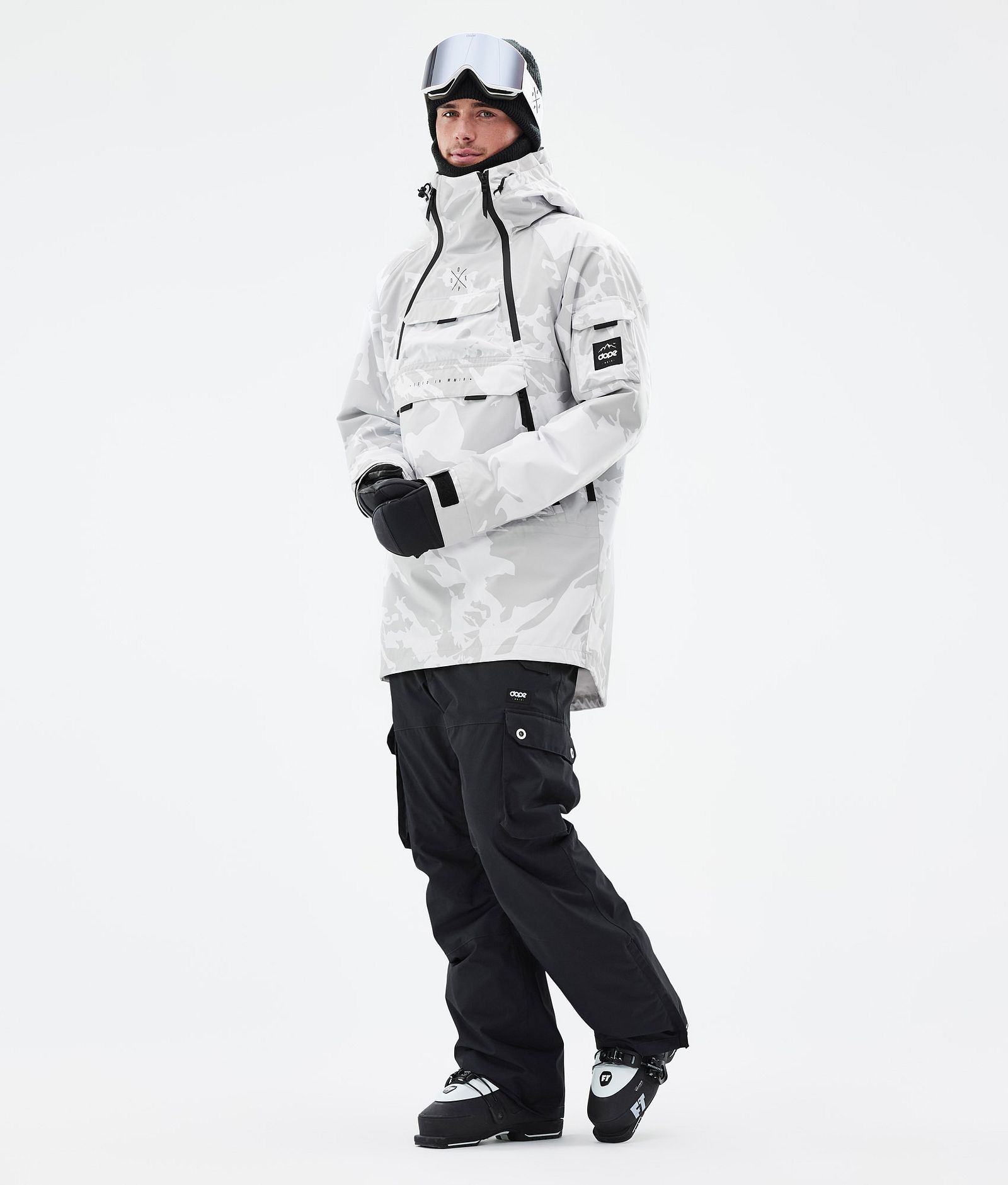 Akin Veste de Ski Homme Grey Camo, Image 2 sur 8