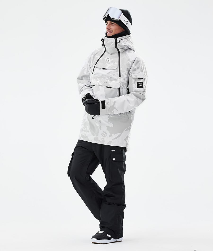 Akin Snowboard Jacket Men Grey Camo