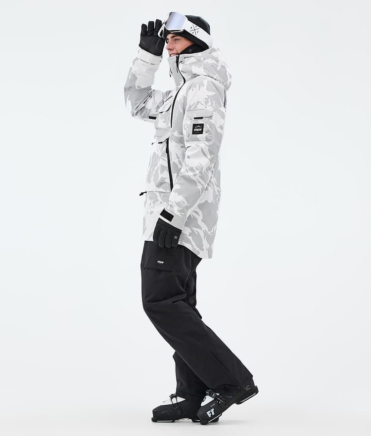 Akin Ski Jacket Men Grey Camo, Image 4 of 10