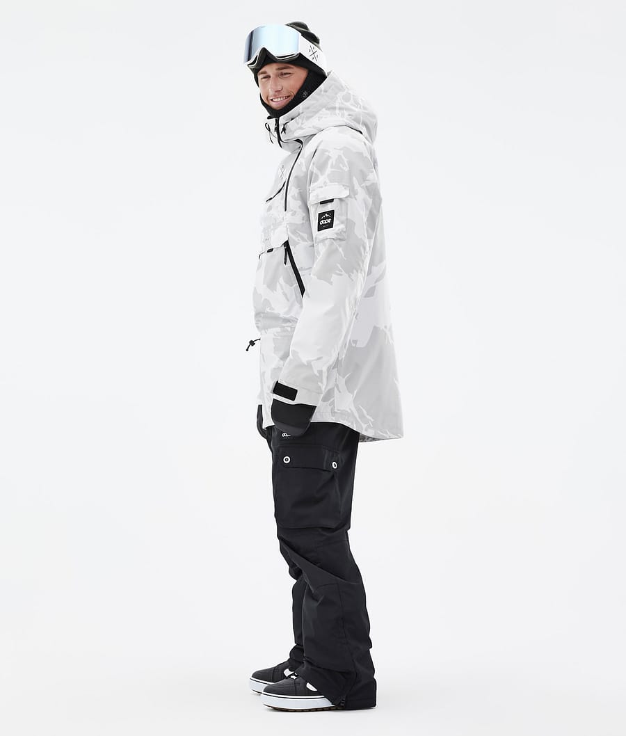 Akin Snowboard Jacket Men Grey Camo