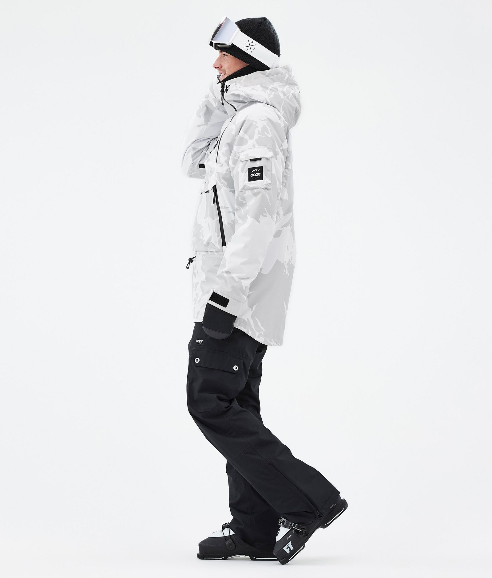 Akin Veste de Ski Homme Grey Camo, Image 3 sur 8