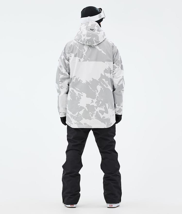 Akin Snowboard Jacket Men Grey Camo, Image 5 of 10