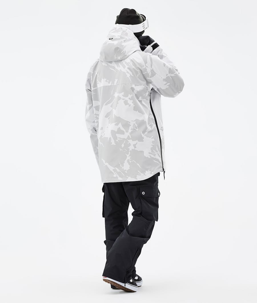 Akin Snowboard Jacket Men Grey Camo