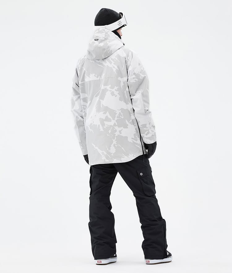 Akin Snowboard Jacket Men Grey Camo Renewed, Image 5 of 8