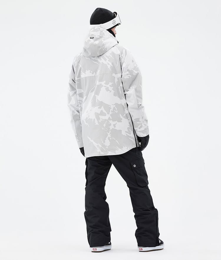 Akin Snowboard Jacket Men Grey Camo