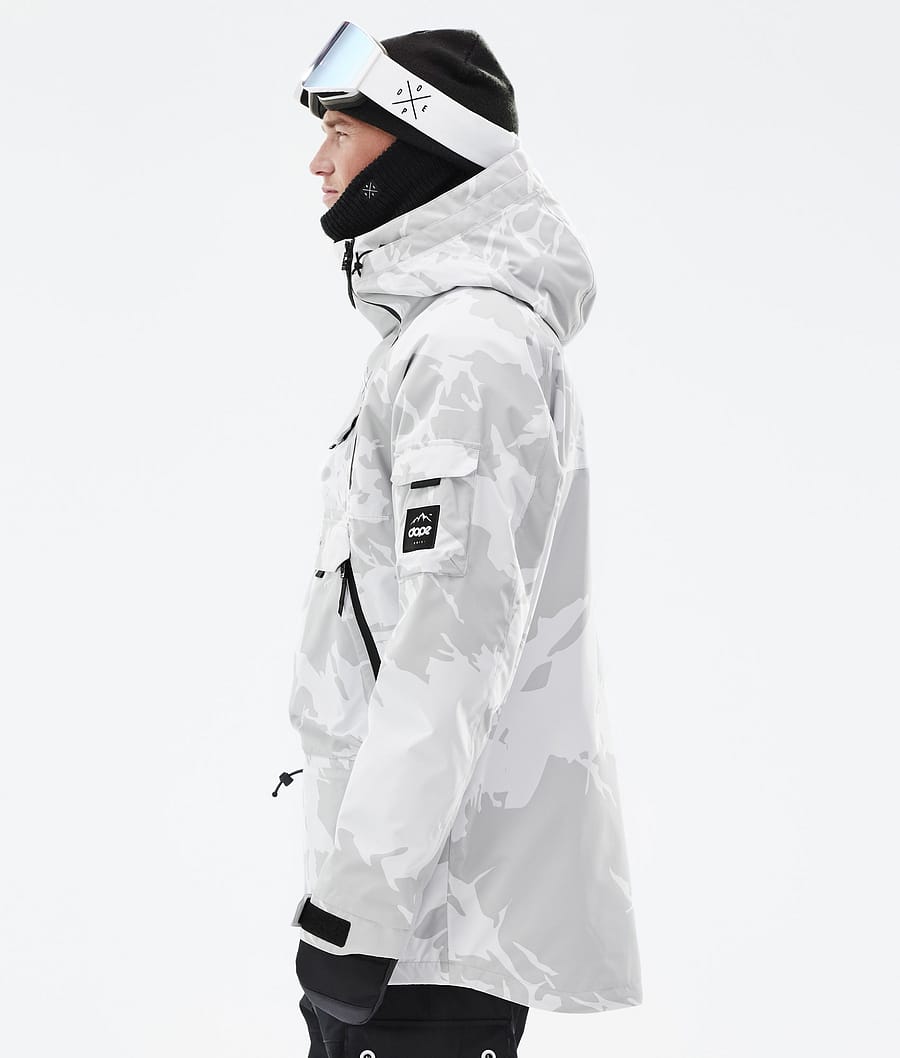 Akin Snowboard Jacket Men Grey Camo