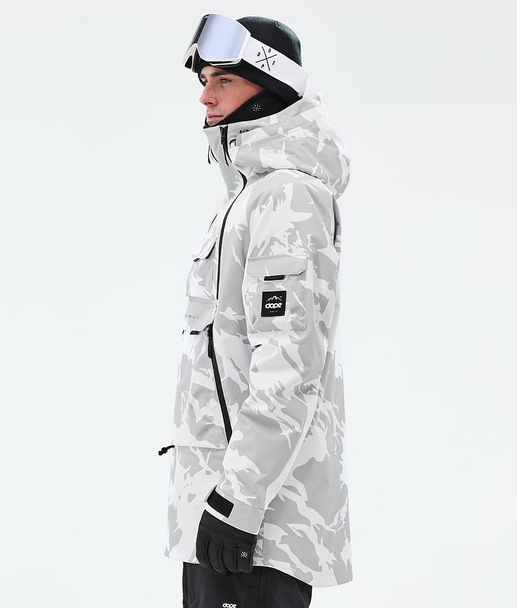 Akin Ski Jacket Men Grey Camo, Image 6 of 10
