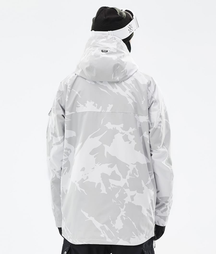 Akin Snowboard Jacket Men Grey Camo