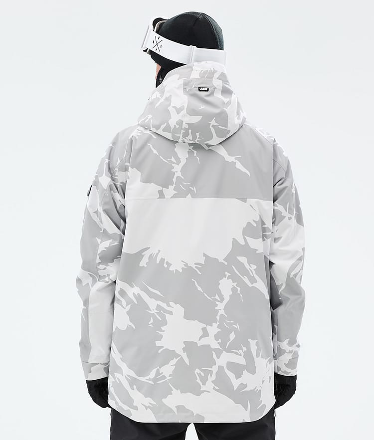 Akin Ski Jacket Men Grey Camo, Image 7 of 10