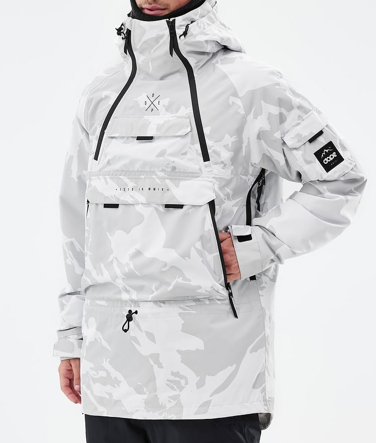 Akin Snowboard Jacket Men Grey Camo Renewed, Image 8 of 8