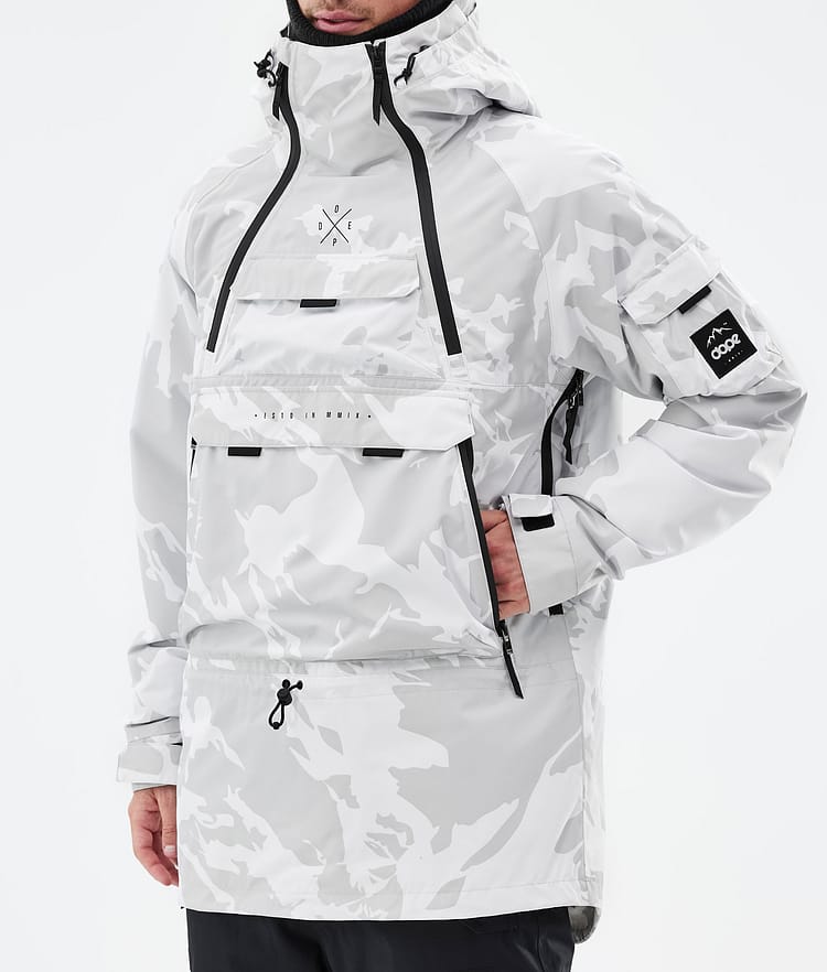 Akin Snowboard Jacket Men Grey Camo, Image 7 of 8