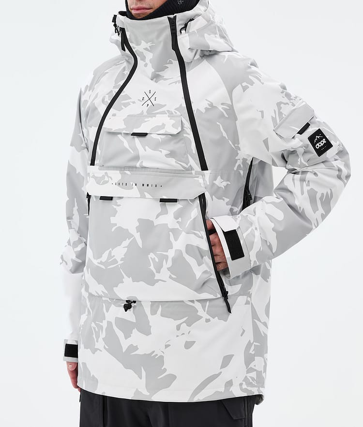 Akin Ski Jacket Men Grey Camo, Image 8 of 10