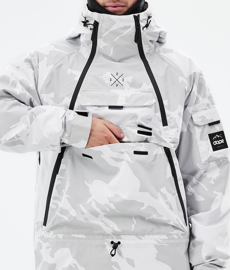 Akin Snowboardjakke Herre Grey Camo