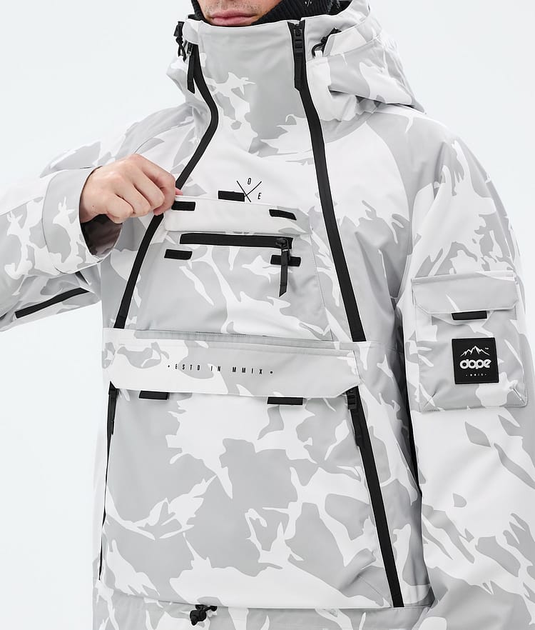 Akin Ski Jacket Men Grey Camo, Image 10 of 10