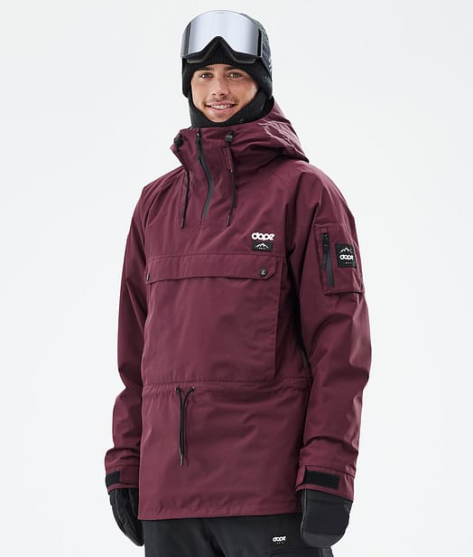 Annok Snowboardjakke Herre Don Burgundy