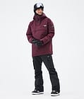 Annok Snowboard Jacket Men Don Burgundy, Image 3 of 9