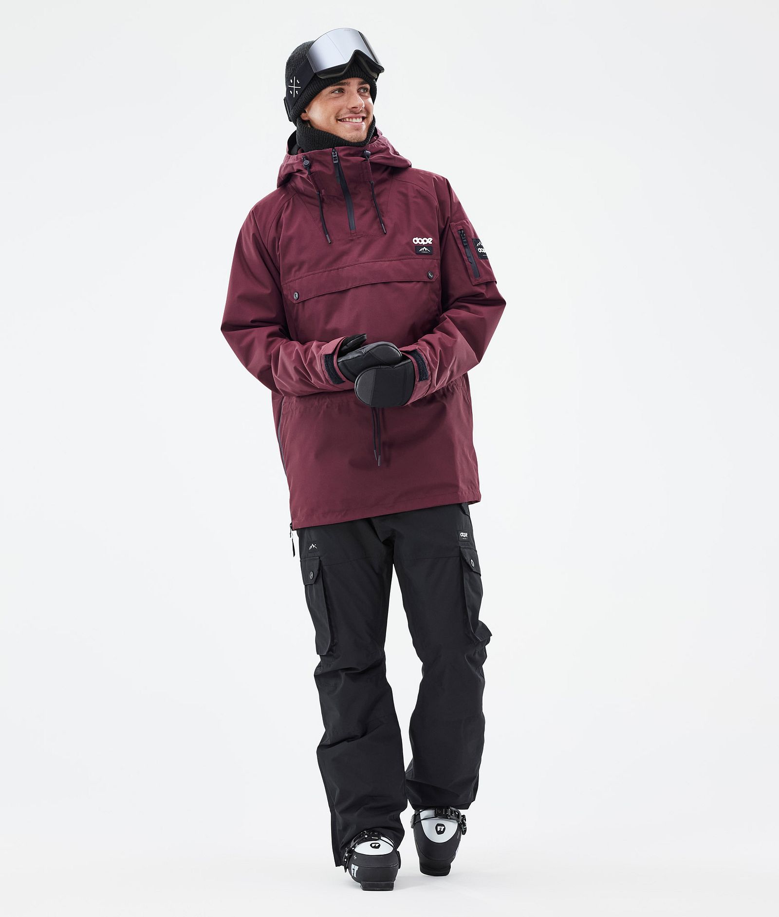 Dope Annok Ski Jacket Men Don Burgundy | Dopesnow.com