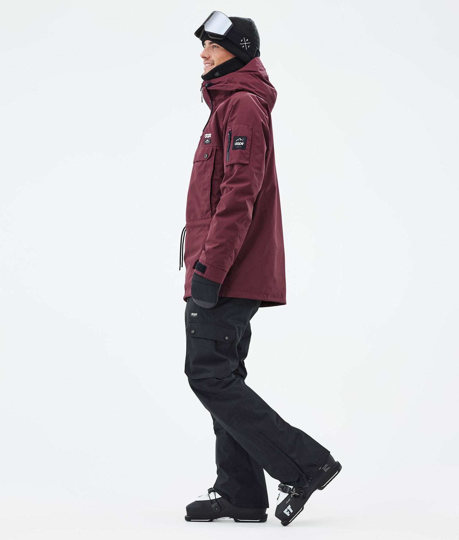 Annok Veste de Ski Homme Don Burgundy, Image 4 sur 9