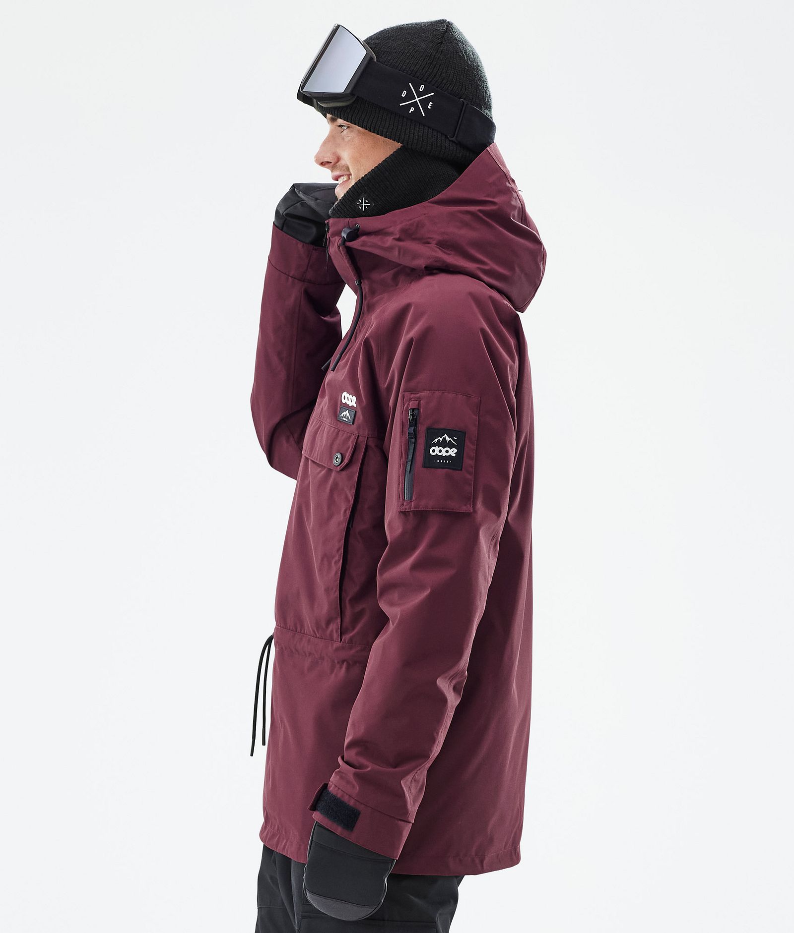 Annok Veste de Ski Homme Don Burgundy, Image 6 sur 9