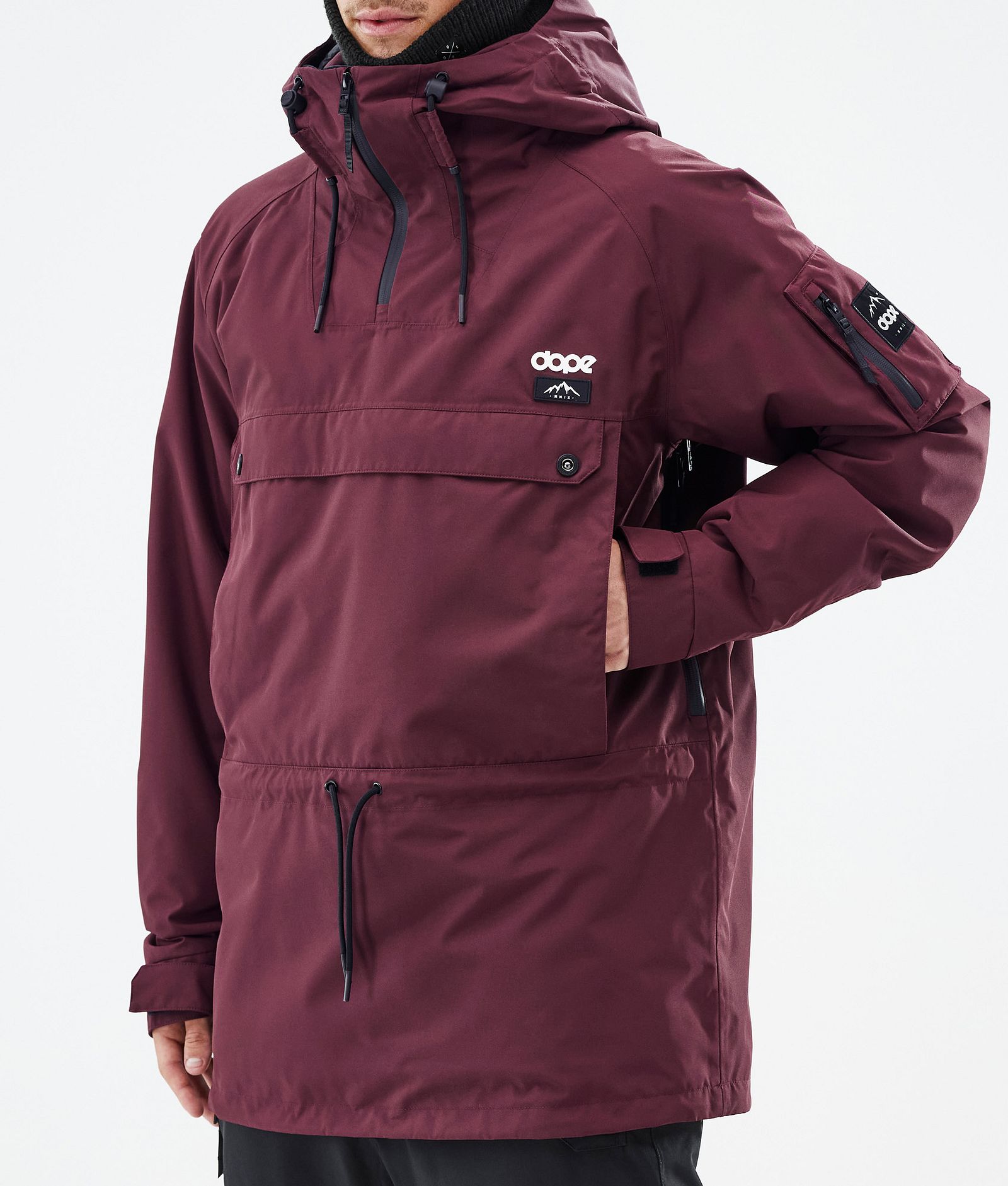 Annok Snowboard Jacket Men Don Burgundy, Image 8 of 9