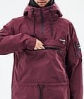 Annok Snowboard Jacket Men Don Burgundy, Image 9 of 9