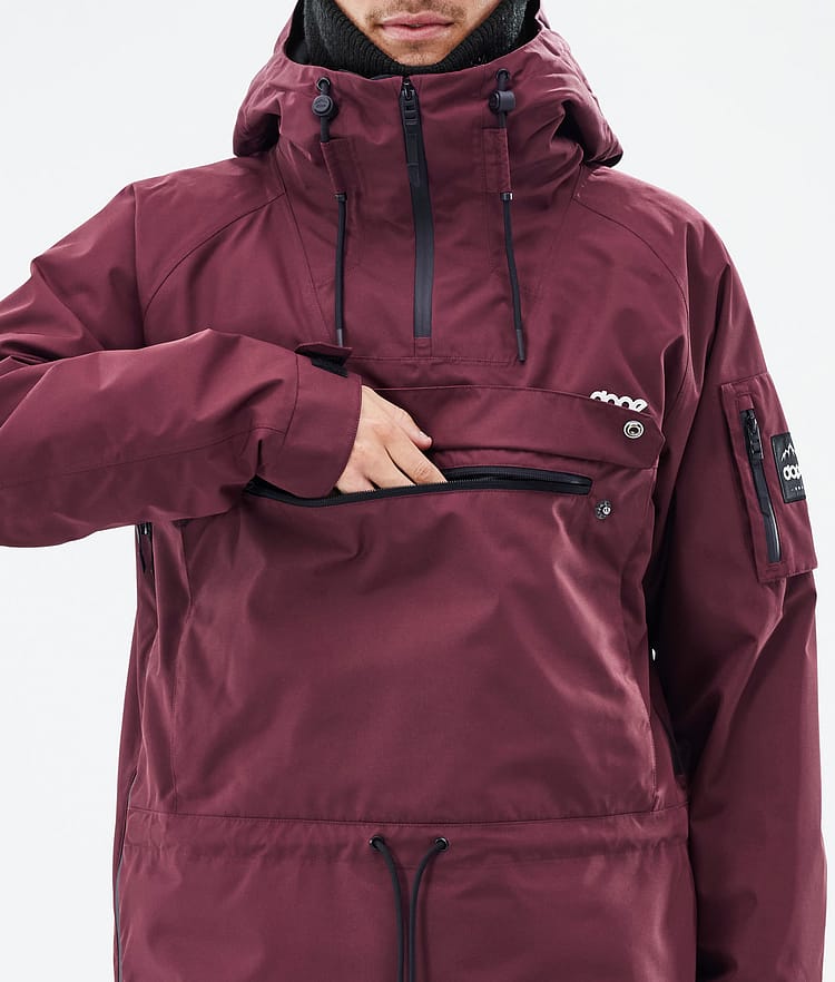 Annok Kurtka Snowboardowa Mężczyźni Don Burgundy