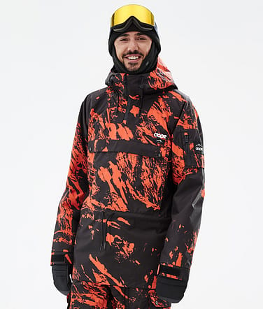 Annok Giacca Snowboard Uomo Paint Orange