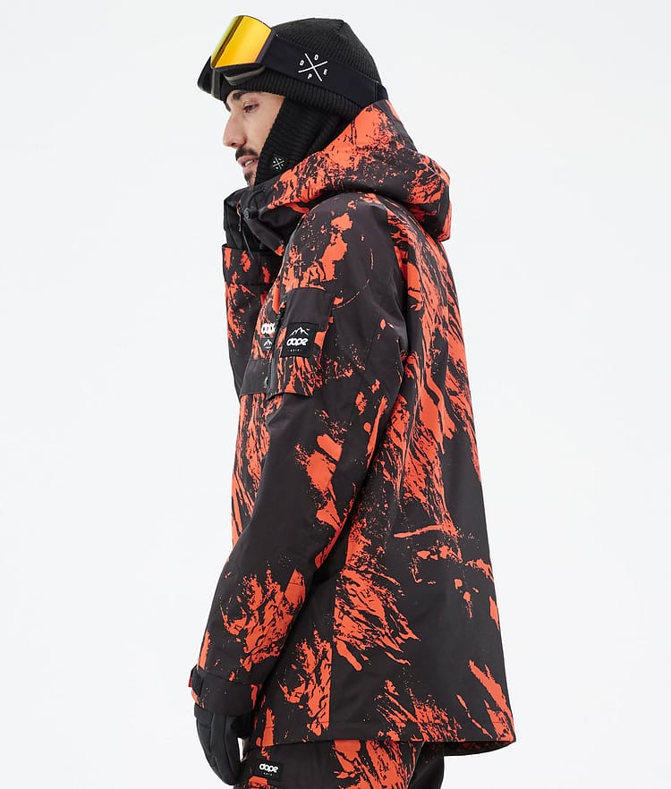 Annok Ski Jacket Men Paint Orange