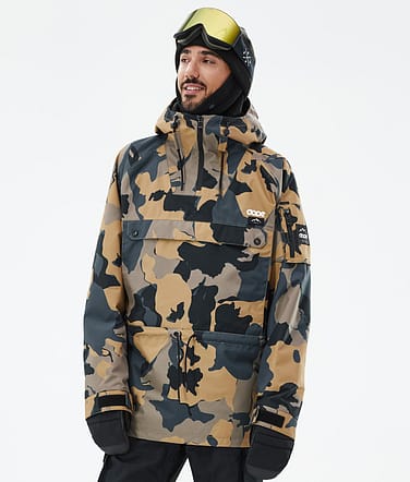 Annok Snowboardjacka Man Walnut Camo